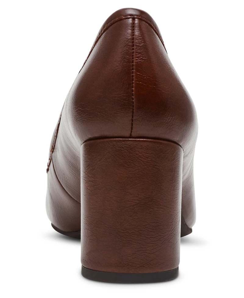 Anne Klein Women's Tobi Block Heel Tailored Pumps