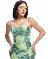Dress the Population Women's Blakely Sweetheart-Neck
