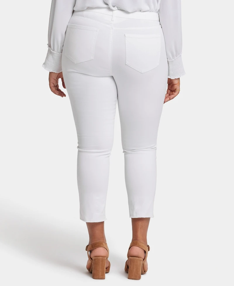 Nydj Plus Marilyn Straight Crop Jeans
