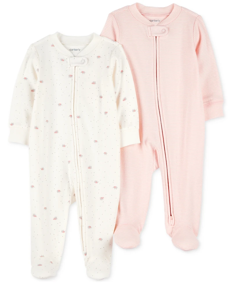 Carter's Baby 2-Pk. Cotton Sleep & Play Pajamas