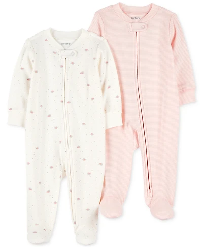 Carter's Baby 2-Pk. Cotton Sleep & Play Pajamas