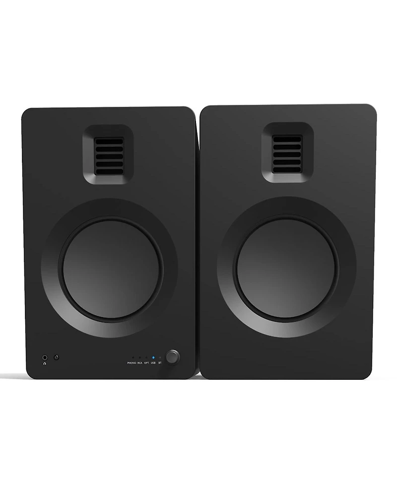 Kanto Tuk Premium Powered Speakers with SE6 Elevated Desktop Speaker Stands