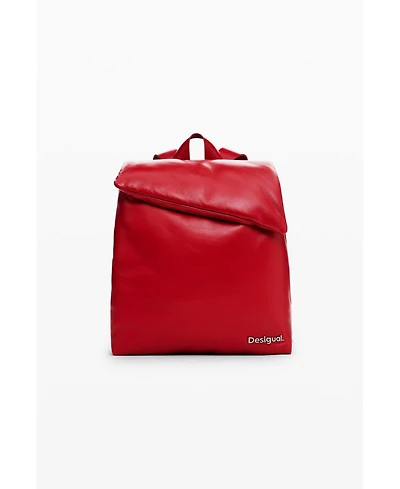 Desigual Women's Medium padded 100% leather backpack