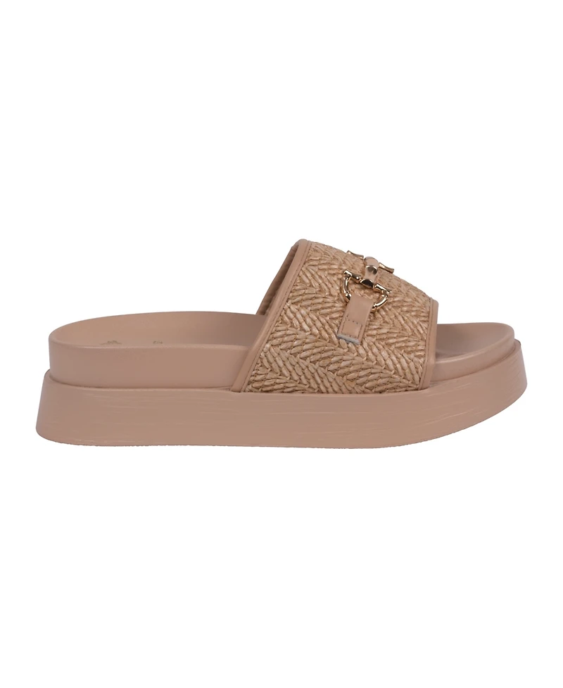 Gc Shoes Women's Sari Woven Platform Wedge Sandals