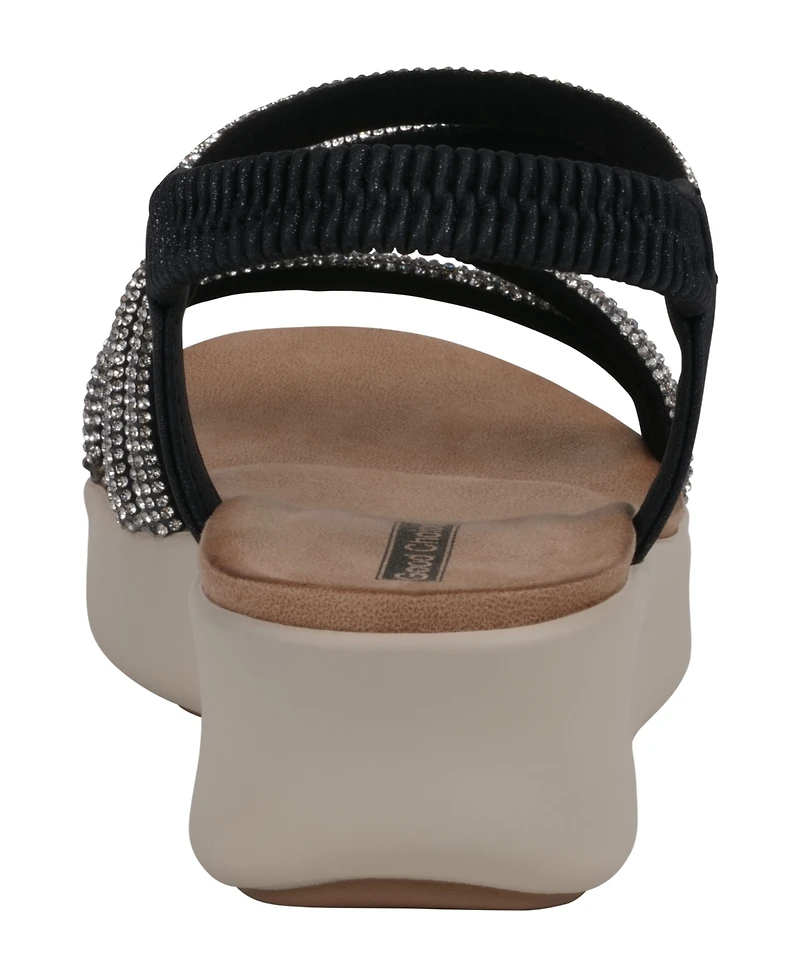 Gc Shoes Women's Emory Embellished Wedge Sandals