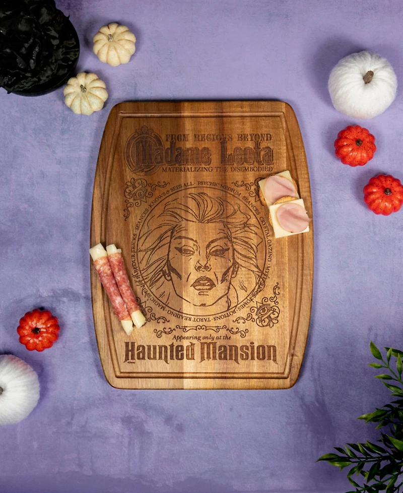 Toscana Haunted Mansion Madame Leota Ovale Acacia Cutting Board
