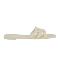 Calvin Klein Women's Yoana Logo Slip-On Jelly Flat Sandals