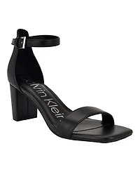 Calvin Klein Women's Nolene Ankle Strap Block Heel Sandals