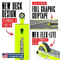 Pro Stunt Scooter for Kids Ages 5 - 12 – Lightweight Durable Trick Scooter for Skatepark and Street – Madd Gear MG1
