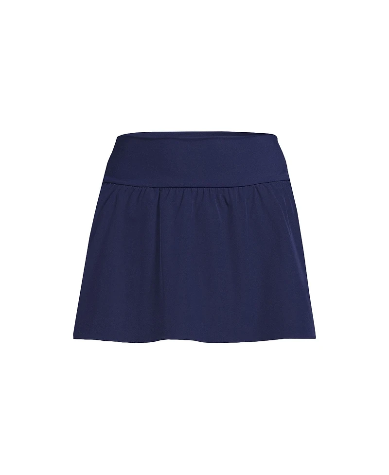 Lands' End Women's Pinchless Mini Swim Skort