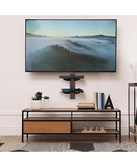 ProMounts Durable Double Glass Av Wall Shelf, Supports up to 36lbs
