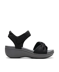 Clarks Cloudsteppers Women's Breeze Rae Sara Riptape Flat Sandals