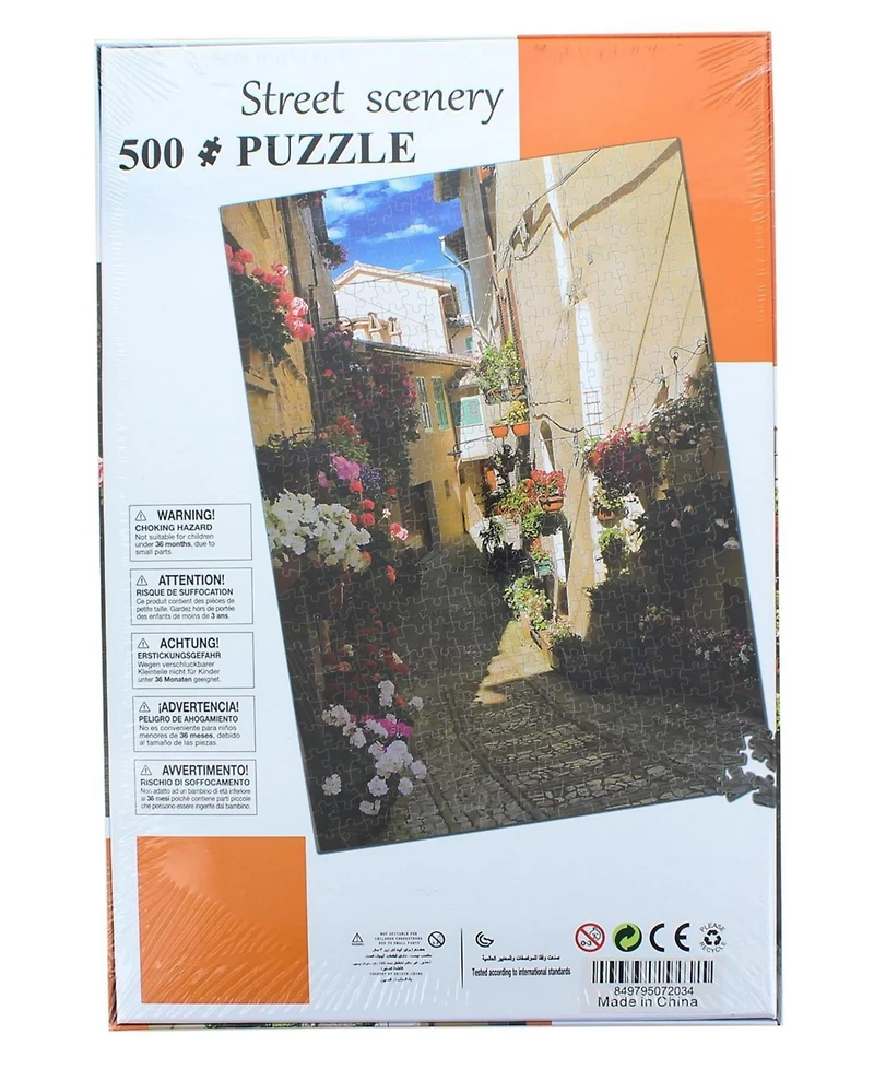 Street Scenery Village Street 500 Piece Jigsaw Puzzle