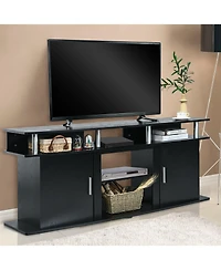 63 Inch Tv Entertainment Console Center with 2 Cabinets