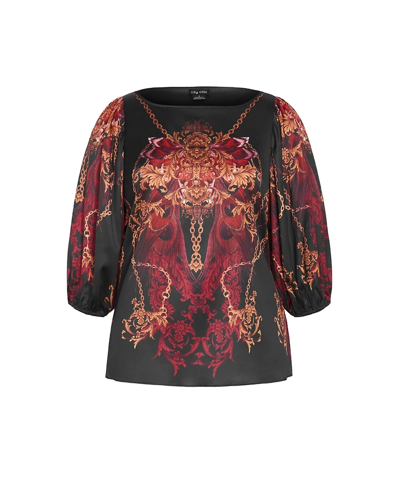 City Chic Plus Ivanna Top