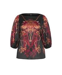 City Chic Plus Ivanna Top