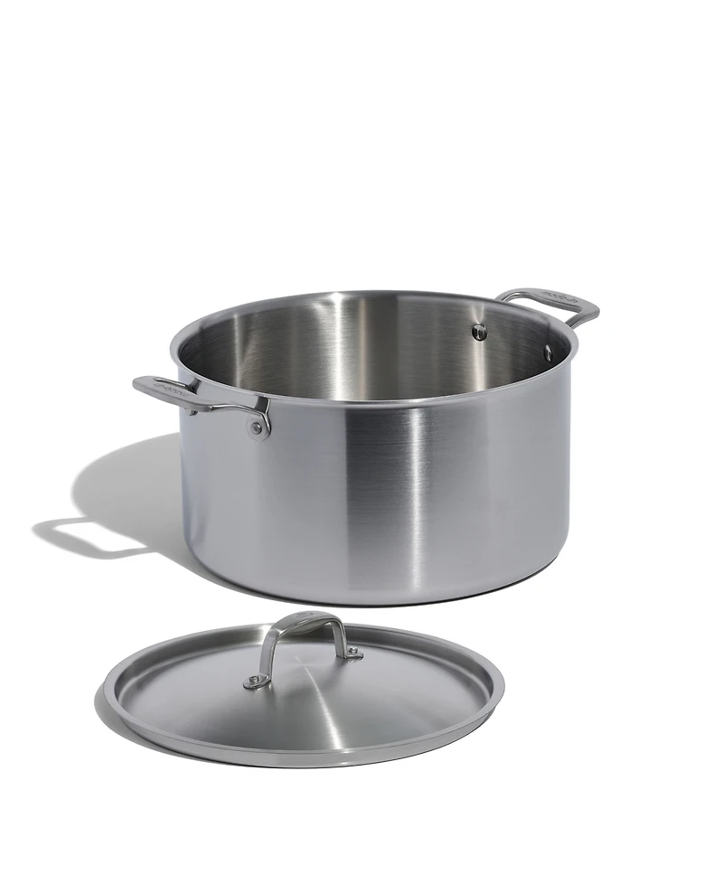 Made In Stainless Steel Clad -Quart Stock Pot with Lid