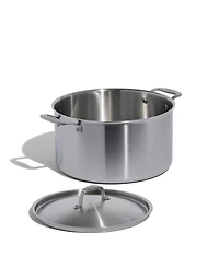 Made In Stainless Steel Clad -Quart Stock Pot with Lid