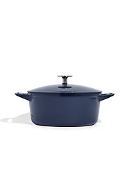 Made Enameled Cast Iron 5.5-Quarts Round Dutch Oven with Lid