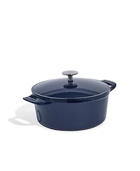 Made Enameled Cast Iron 5.5-Quarts Round Dutch Oven with Lid