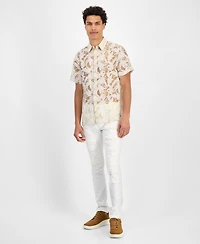 Guess Men's Regular-Fit Devore Floral Shirt