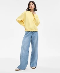Hugo Women's Crewneck Long-Sleeve Logo Sweatshirt