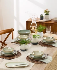 Oneida Organic Shades 12 Pc. Dinnerware Set, Service for 4