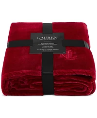 Lauren Ralph Micromink Plush Blanket