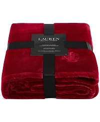 Lauren Ralph Micromink Plush Blanket