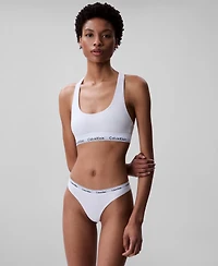 Calvin Klein Women's Modern Logo Thong Underwear QD5043