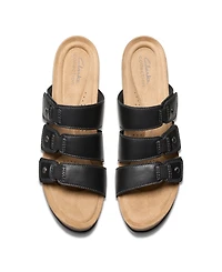 Clarks Collection Women's Calenne Lily Wedge Sandals