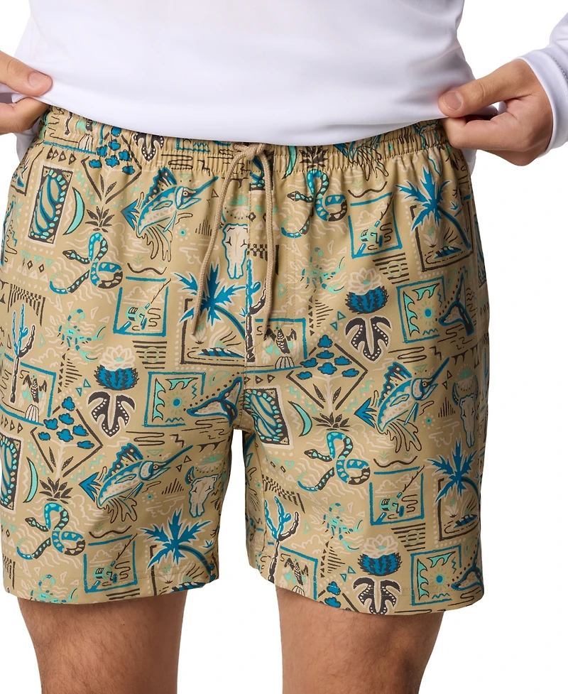 Columbia Men's Pfg Rambler Printed Water Short