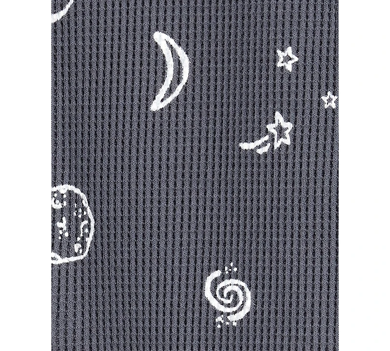 Carter's Baby Boys Cotton Space Thermal Sleep & Play Pajamas