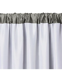 Elrene Home Fashions Versailles Faux Silk Blackout Window Curtain