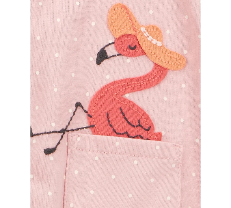 Carter's Baby Girls Cotton Snap-Up Romper