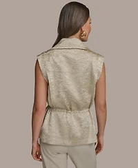 Donna Karan New York Women's Crinkled Satin Vest