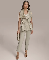 Donna Karan New York Women's Crinkled Satin Vest