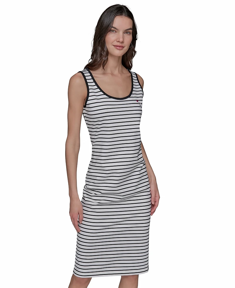 Karl Lagerfeld Paris Women's Striped Midi Dress
