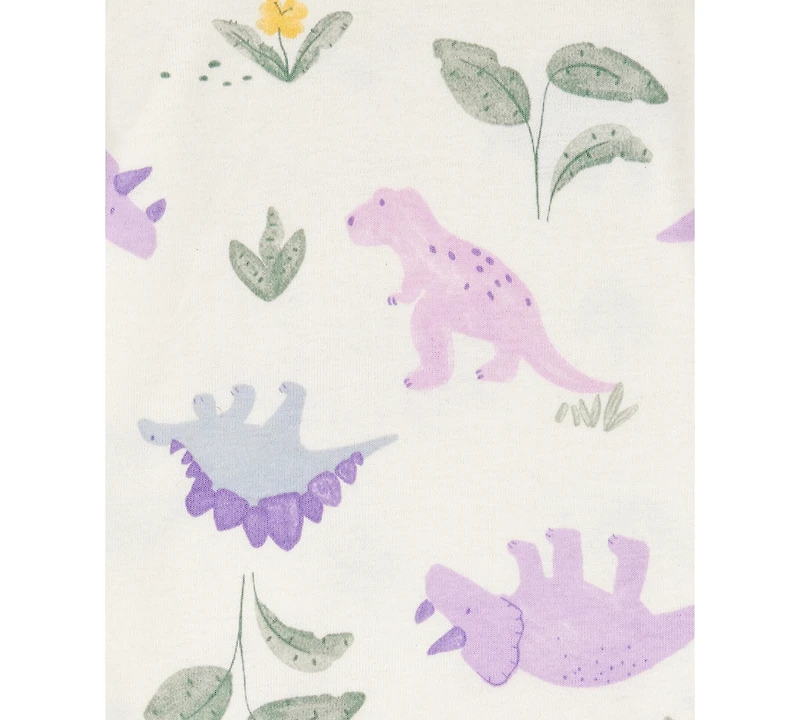 Carter's Baby Girls Dinosaur Little Character Bodysuits & Pants, 3 Piece Set