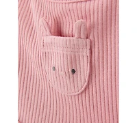 Carter's Baby Girls Floral Bibs, 3 Pack