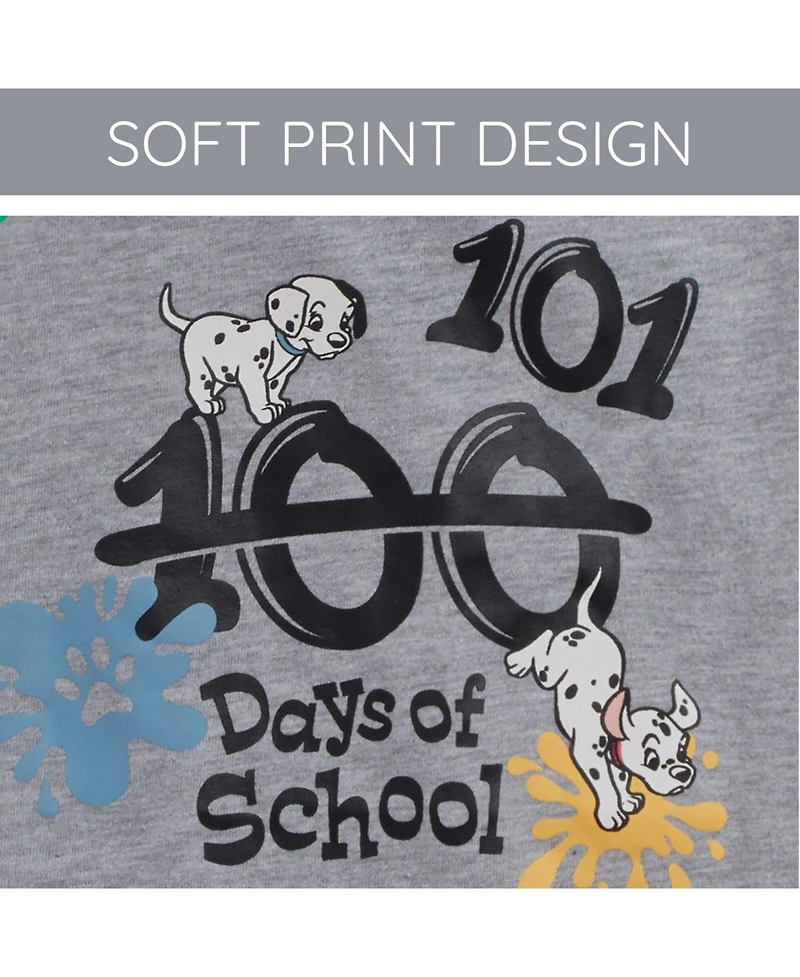 101 Dalmatians Toddler Boys Disney Days of School Matching Family T-Shirt