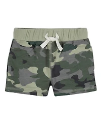 Gerber Baby Boys 3-Pack Pull-On Knit Shorts, Gray & Black, 18 Months