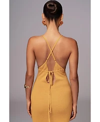 Jluxlabel Women's Sun Rays Knit Maxi Dress