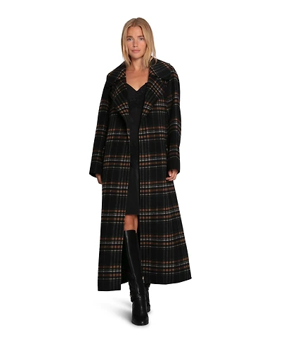 Belle & Bloom Women's Heart To Large Collar Maxi Coat