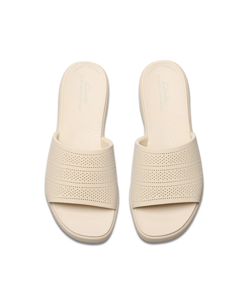 Clarks Women's Cloudsteppers Drift Twist Slip-On Sandals
