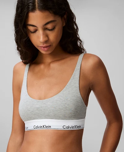 Calvin Klein Women's Modern Cotton Lightly Lined Bralette QF7586