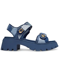 Coach Women's Brynn Platform Patchwork Sandals