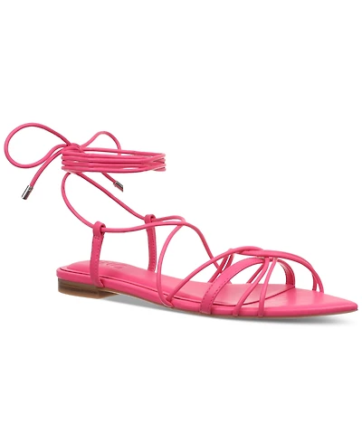 I.n.c. International Concepts Women's Kharmaa Lace-up Flat Sandals, Exclusively at Macy's