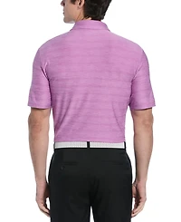 Pga Tour Men's Short-Sleeve Airflux Heather Golf Polo Shirt