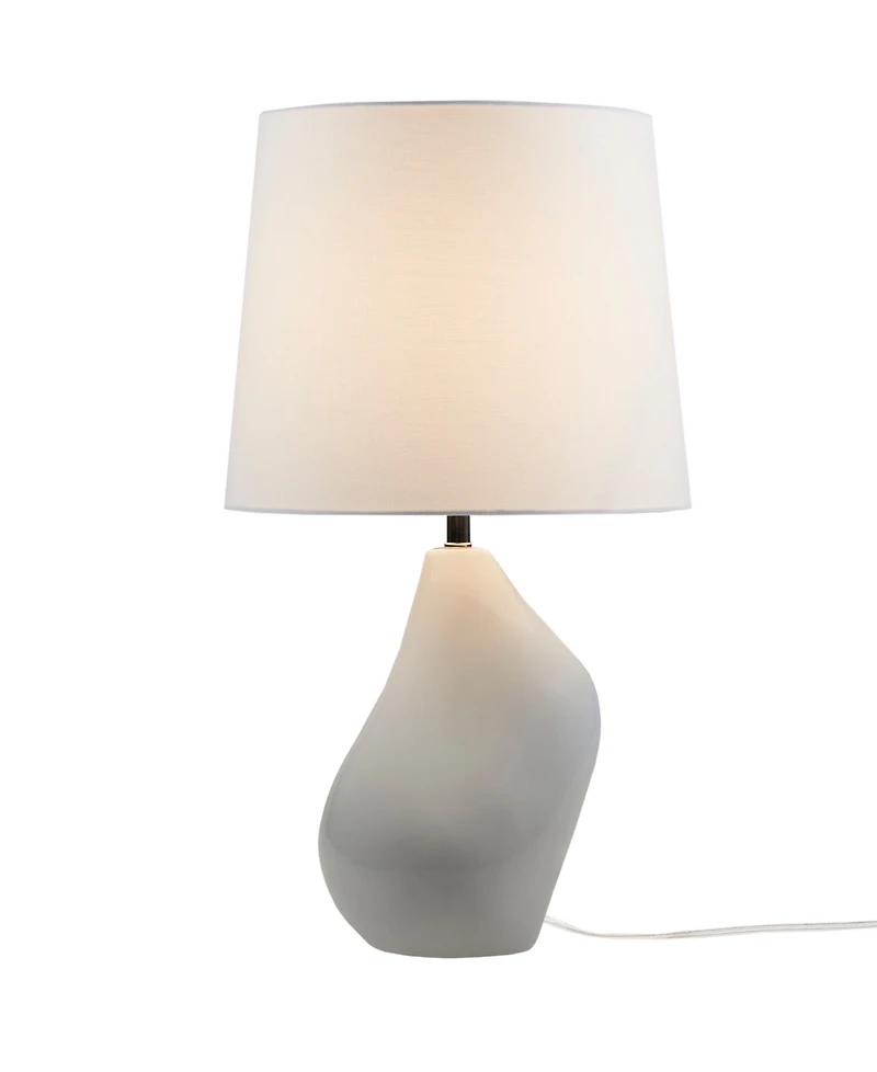 Ink+Ivy 21.75" ZenGlossy Asymmetrical Ceramic Table Lamp